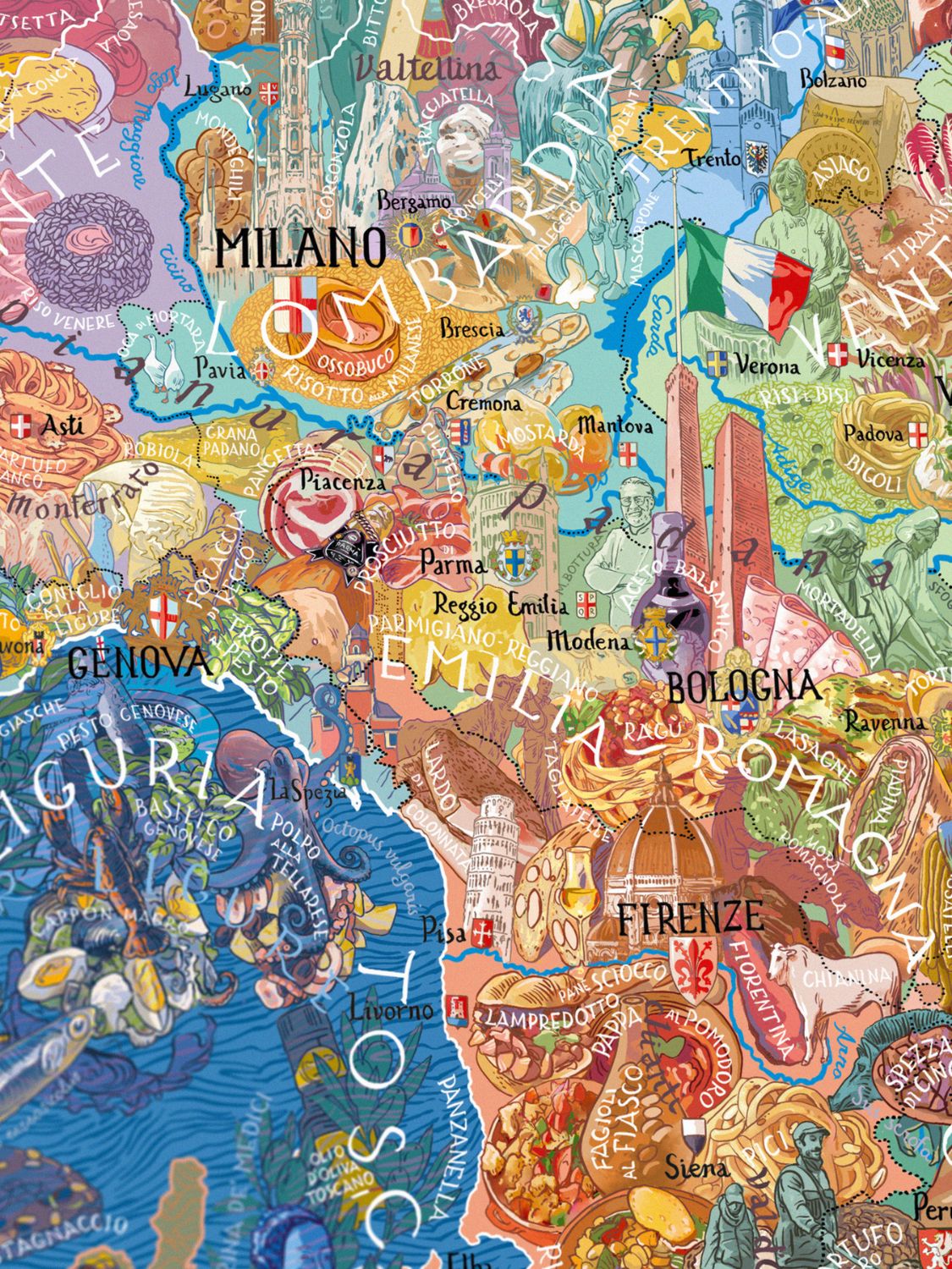 Water and Wines Italy Gourmet Puzzle
