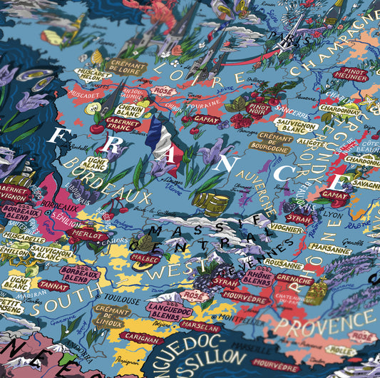 Water and Wines France Wine Puzzle