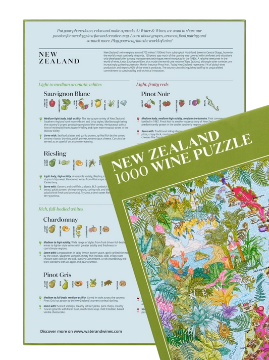 Water and Wines New Zealand Wine Puzzle