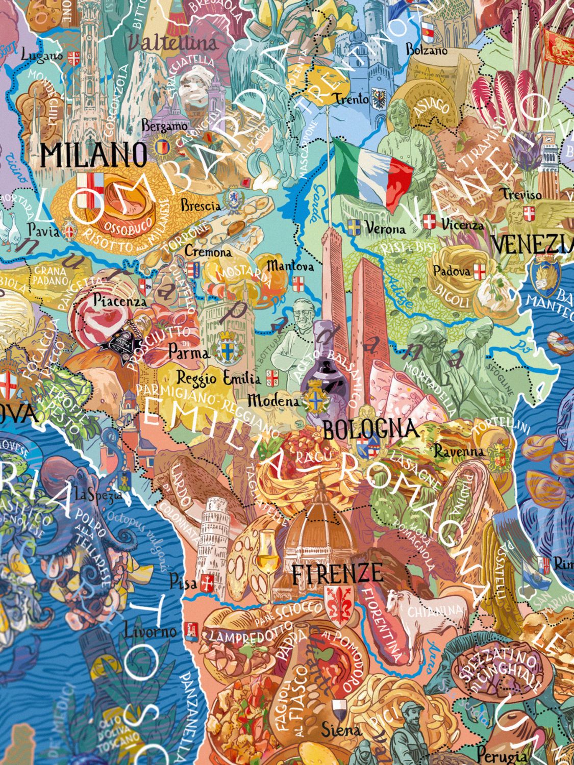 Water and Wines Italy Gourmet Puzzle