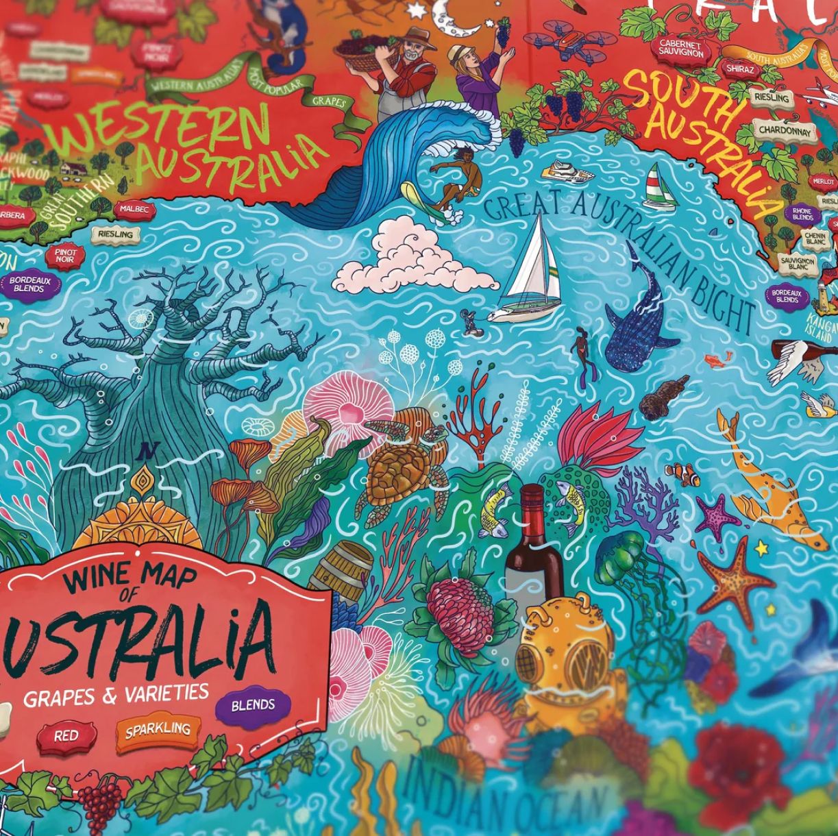 Australia Wine Puzzle