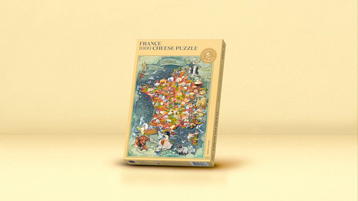 Water and Wines France Cheese Puzzle
