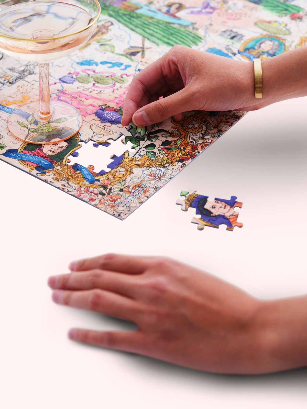 Water and Wines Champagne Puzzle