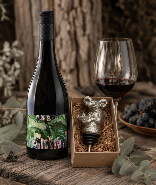 Australian Pinot + Koala Pourer