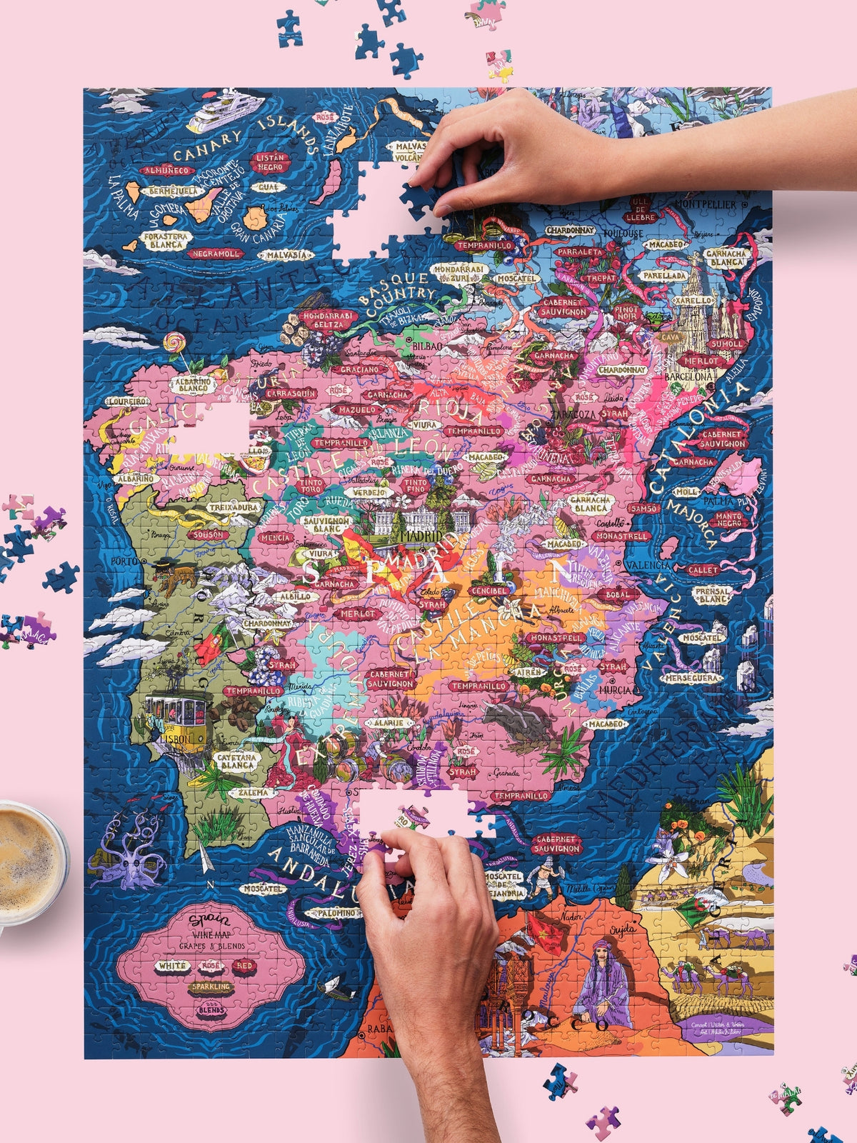 Water and Wines Spain Puzzle