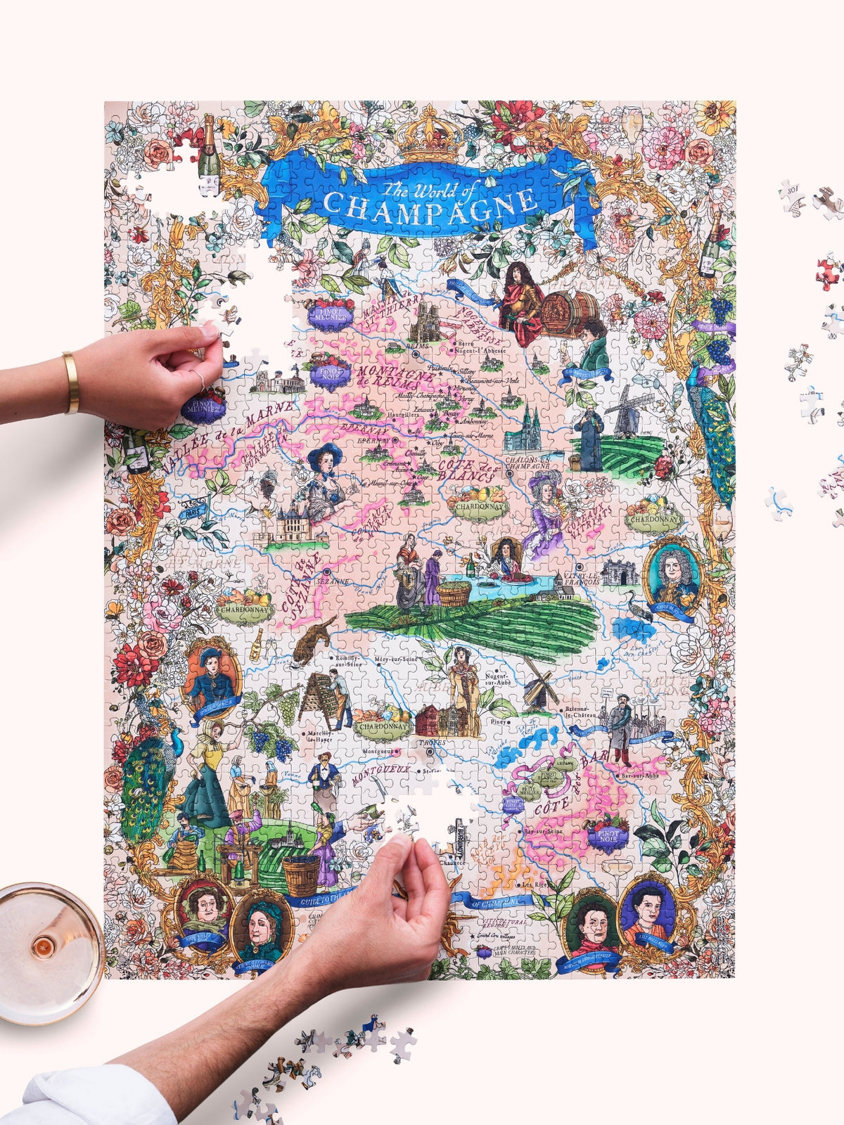 Water and Wines Champagne Puzzle