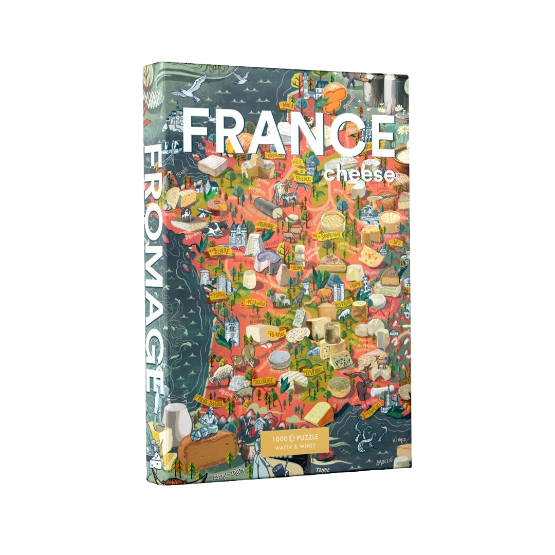 Water and Wines France Cheese Puzzle