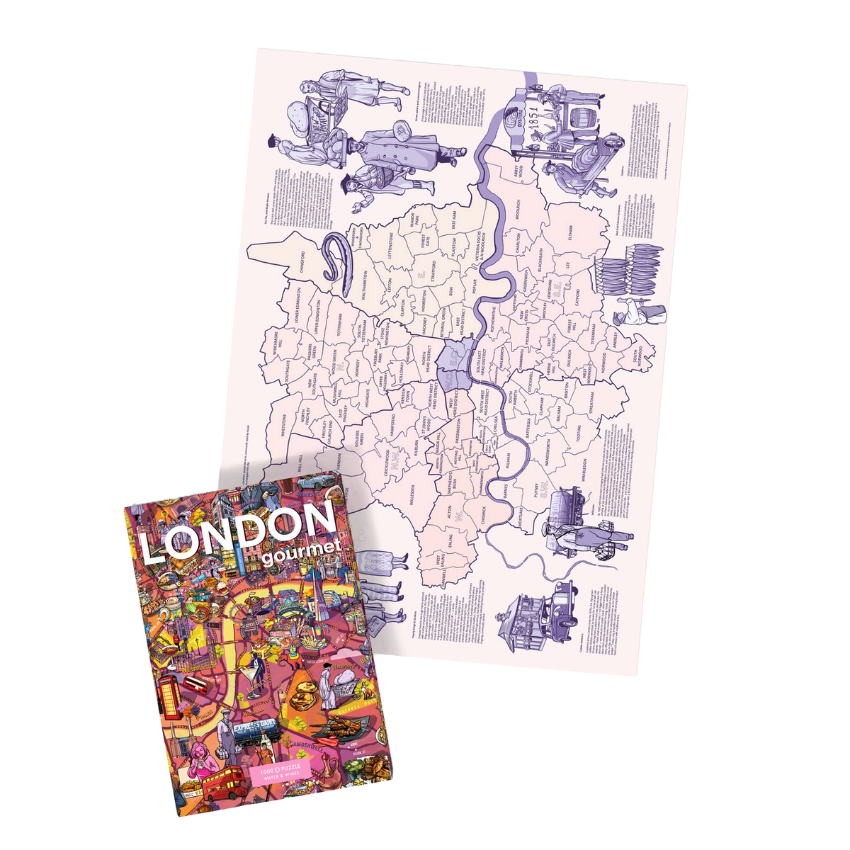Water and Wines London Gourmet Puzzle