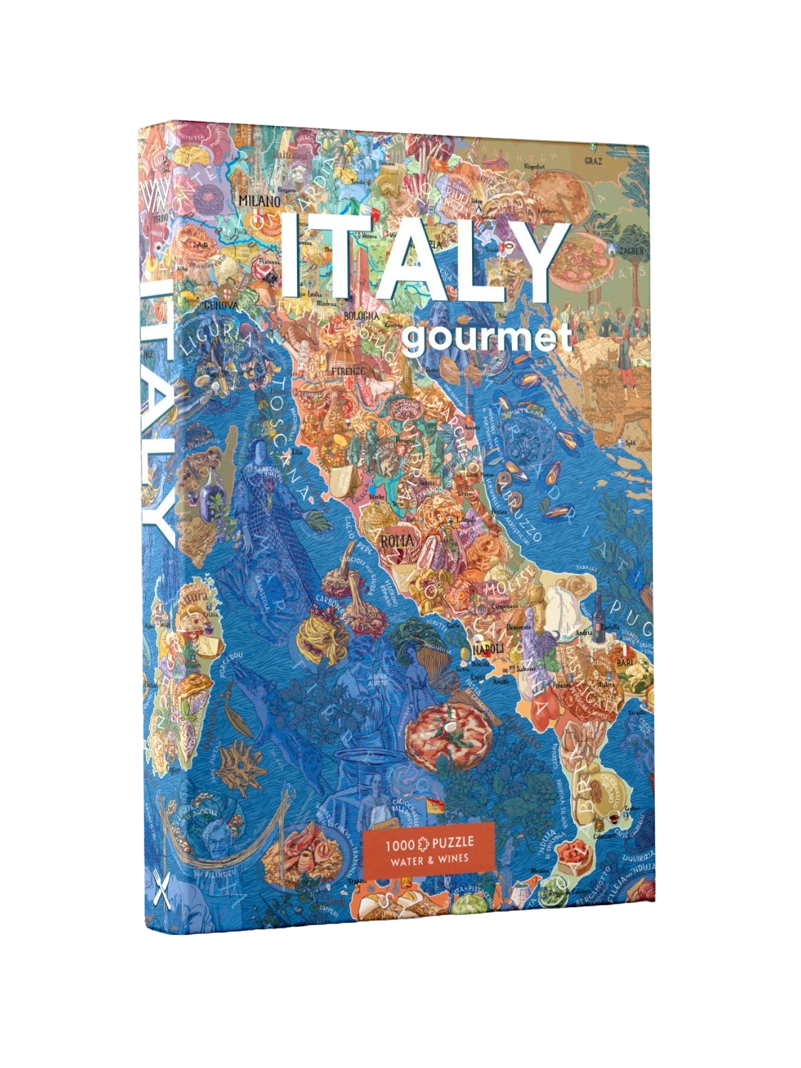 Water and Wines Italy Gourmet Puzzle