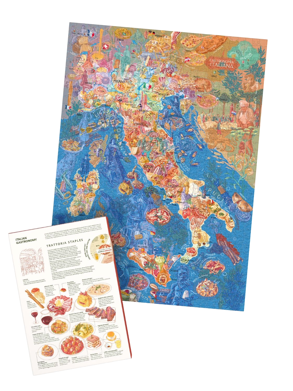 Water and Wines Italy Gourmet Puzzle