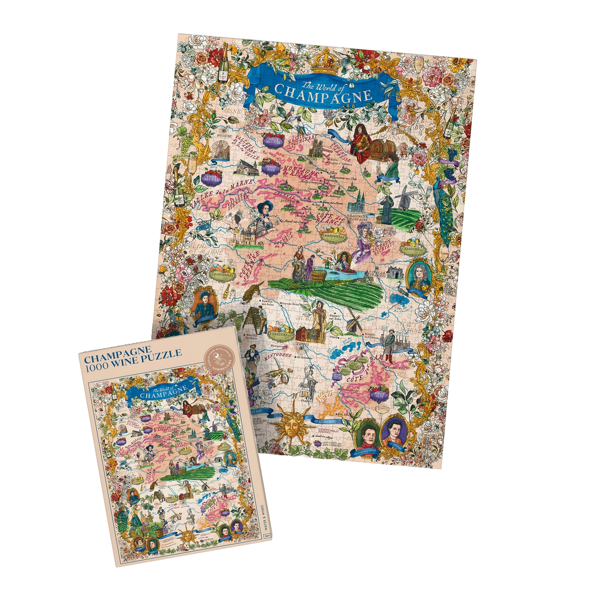 Water and Wines Champagne Puzzle