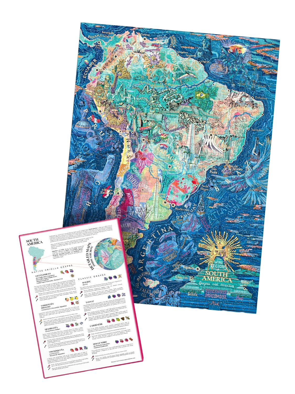 Water and Wines South America Puzzle